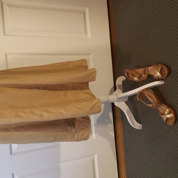 New Banana Republic Mind Dress Sz 4 Tan color - Picture 3 of 12